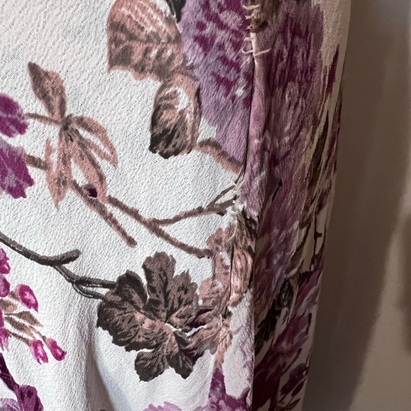 Vintage 90s Starina Dloral Midi Dress/Cottagecore/Rayon/Small - Picture 8 of 16